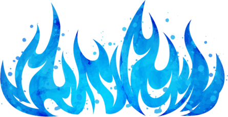 Blue Flame PNG
