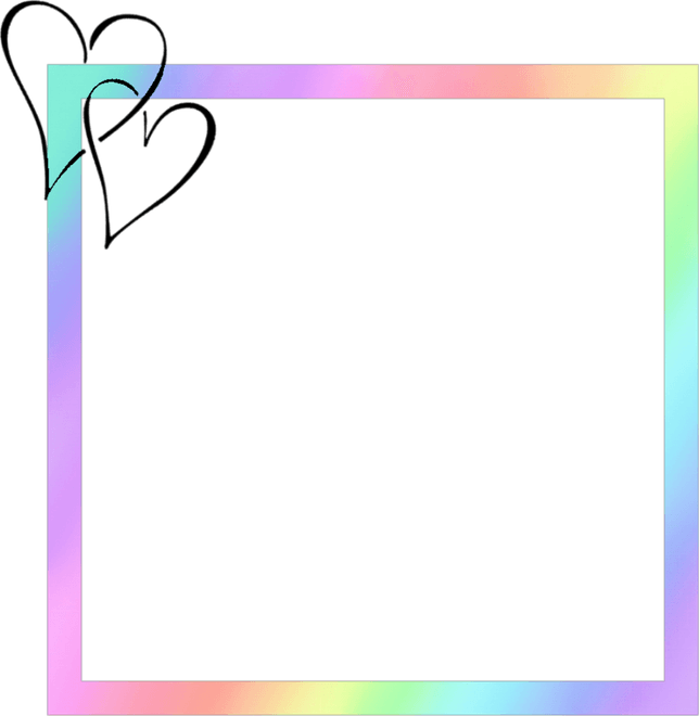 Rainbow Border PNG