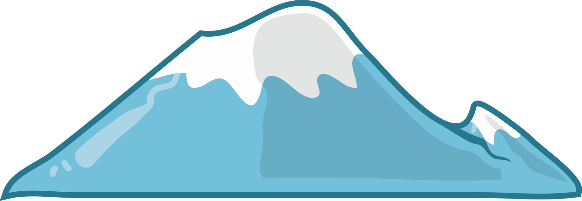 Cartoon Mountains PNG
