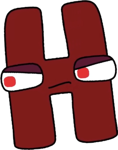 Alphabet Lore Letter H PNG