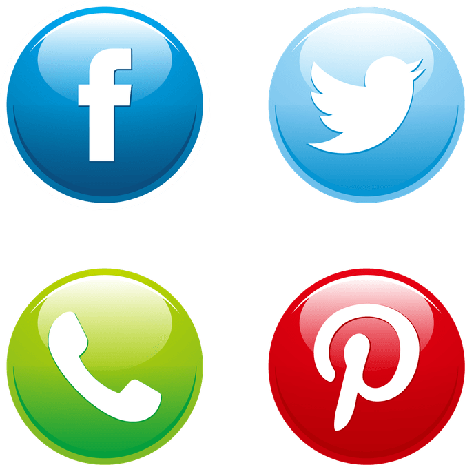 Social Media Logos PNG