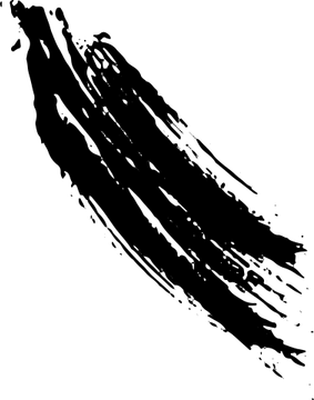 Black Paint Stroke PNG