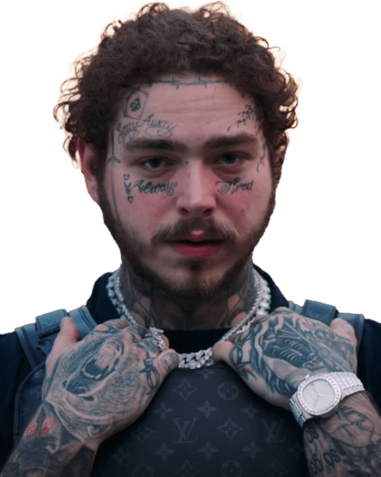Post Malone Tattoos PNG