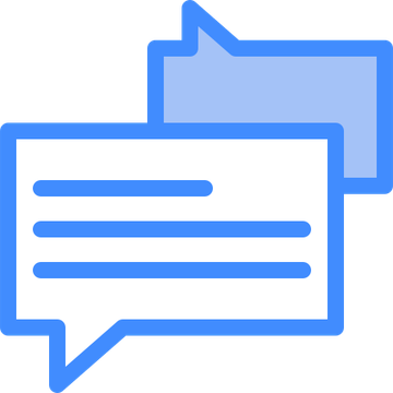 Text Message Bubble PNG