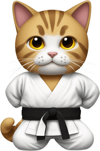 Karate Cat PNG