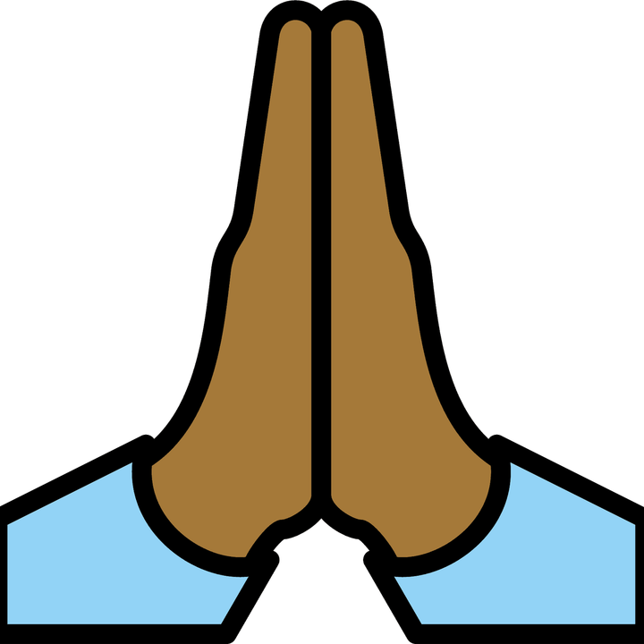 Prayer Hands Emoji PNG