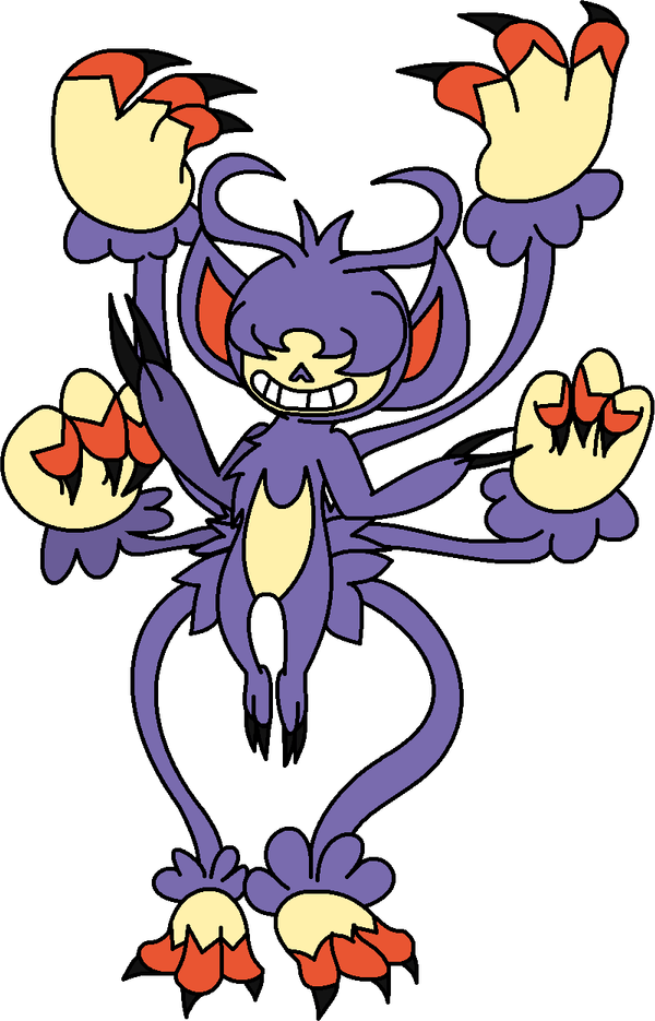 Ambipom Pokemon PNG