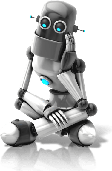 Grey Robot PNG