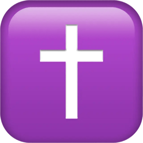 Text Cross PNG