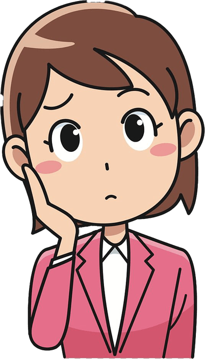 Thinking Woman PNG