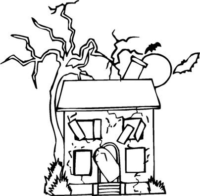 Halloween Coloring Pages PNG