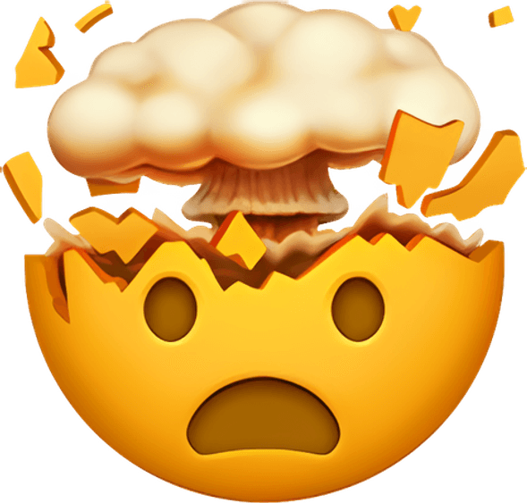 Mind Blown Emoji PNG