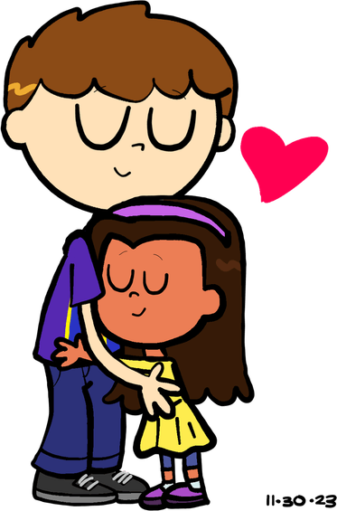 Hugging PNG