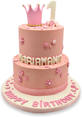 Pink Birthday Cake PNG