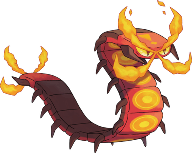 Centiskorch Pokemon PNG