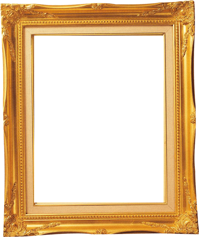 Square Gold Frame PNG