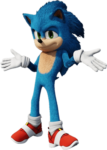 Sonic The Hedgehog Movie 2020 PNG