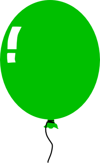 Green Balloon PNG