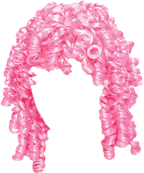 Pink Wig PNG