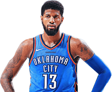 Paul George Oklahoma City Thunder PNG