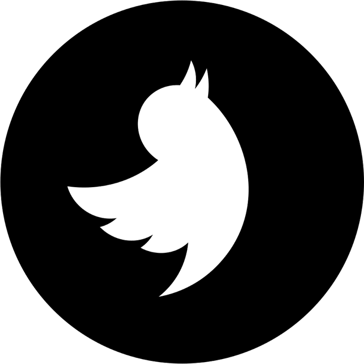 Black Twitter Logo PNG