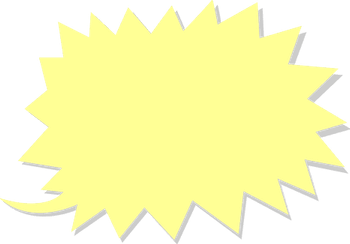 Screaming Speech Bubble PNG
