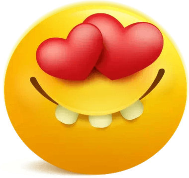 Iphone Heart Eyes Emoji PNG