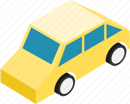 Yellow Car PNG