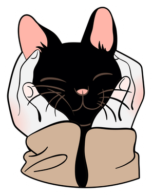 Black Cat Kitten PNG