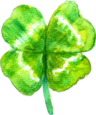 Watercolor Clover PNG