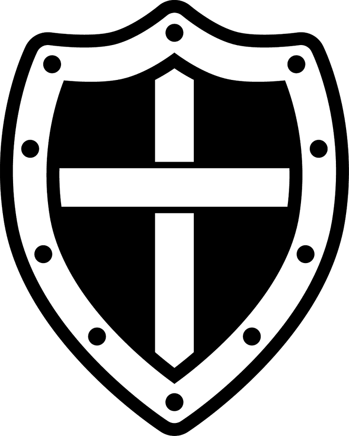 Shield With Cross PNG