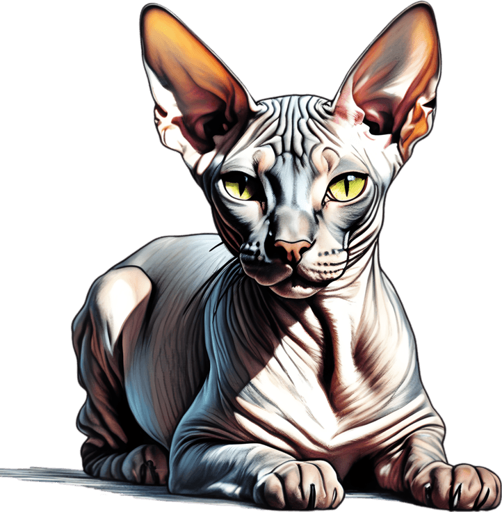 Bald Cat PNG