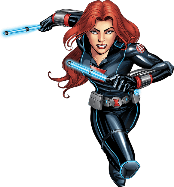 Fornite Black Widow Outfit PNG