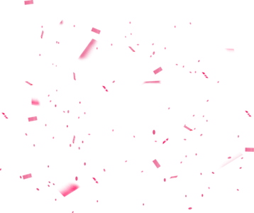 Pink Confetti PNG