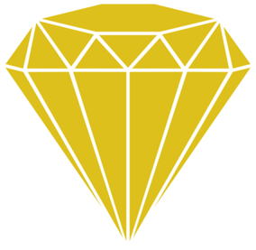Gold Diamond PNG