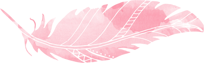 Watercolor Feather PNG