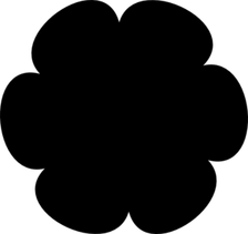 Black Flower PNG