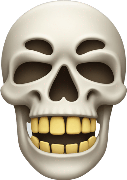 Ios Skull Emoji PNG
