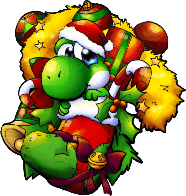 Christmas Mario PNG