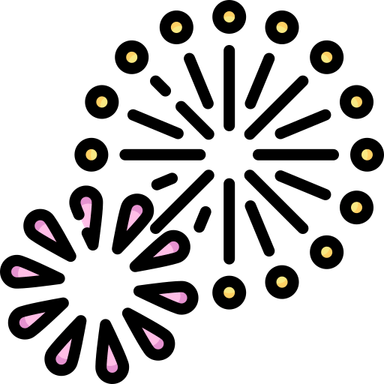 Sparkle Fireworks PNG
