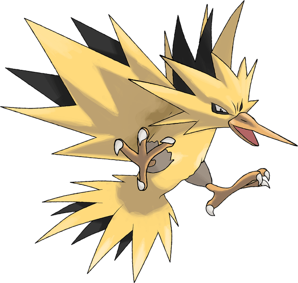 Zapdos Pokemon PNG