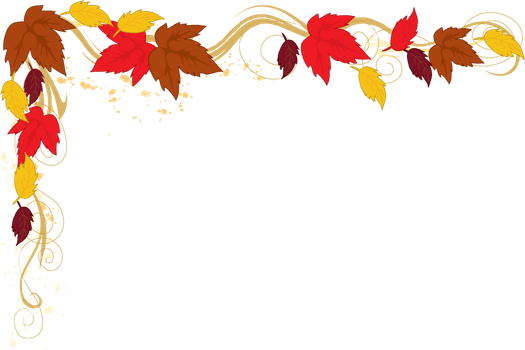 Fall Leaves Border PNG