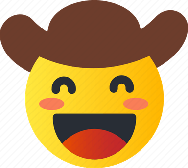 Cowboy Emoji PNG