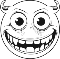 Evil Smile PNG