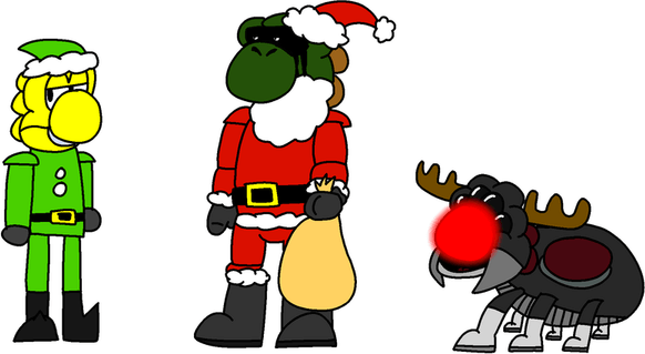 Yoshi Christmas PNG
