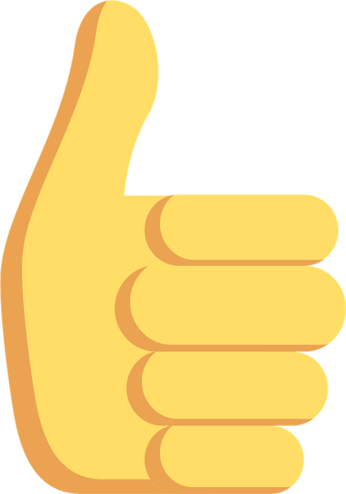 Thumbs Up Emoji PNG