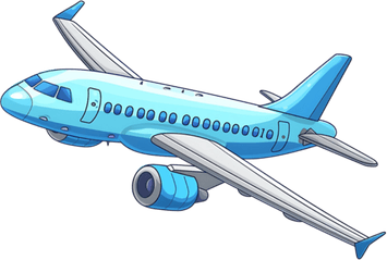 Cartoon Airplane PNG