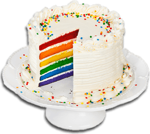 Rainbow Cake PNG