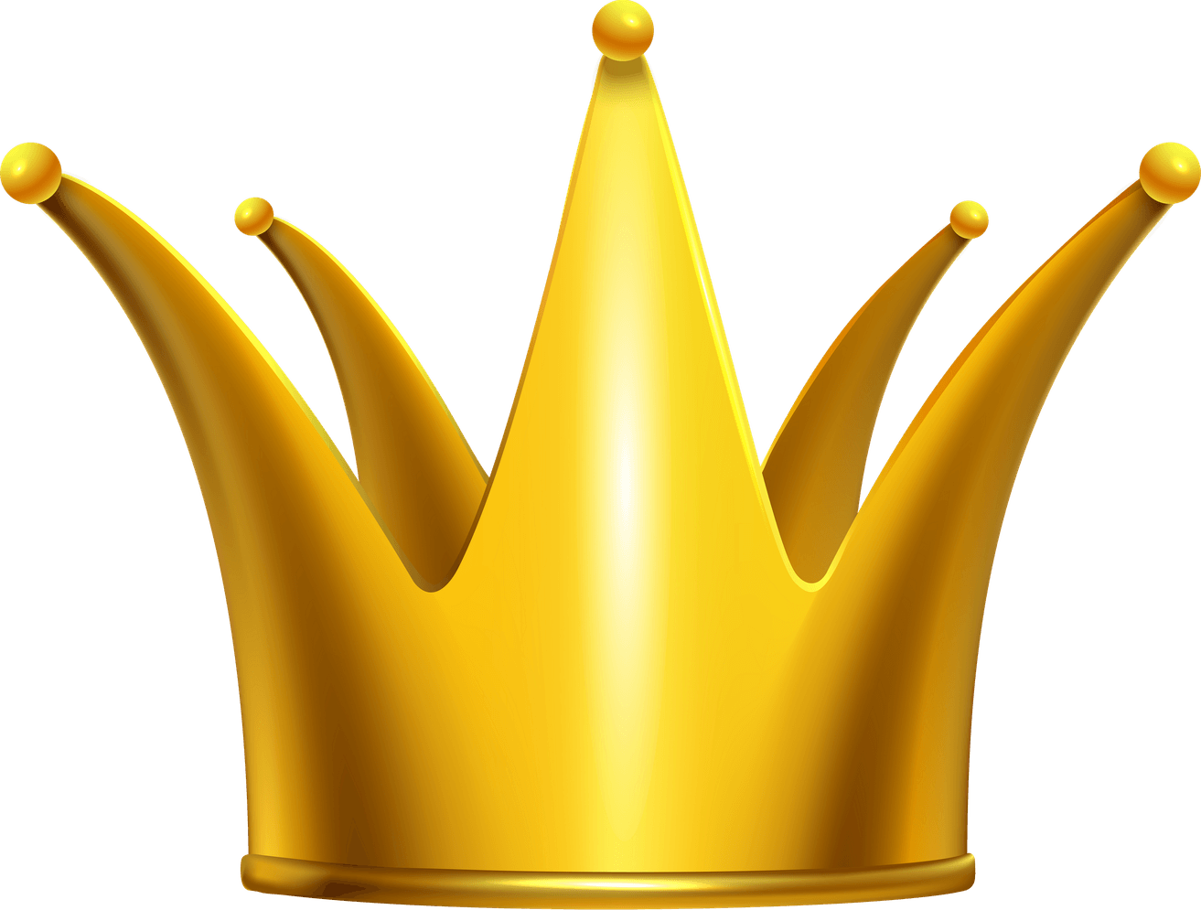 Gold Tiara PNG