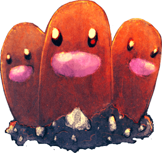 Dugtrio Pokemon PNG